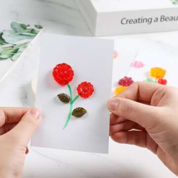 LOVEINUSA 2PCS Silicone Flower Molds for Baking and Crafts