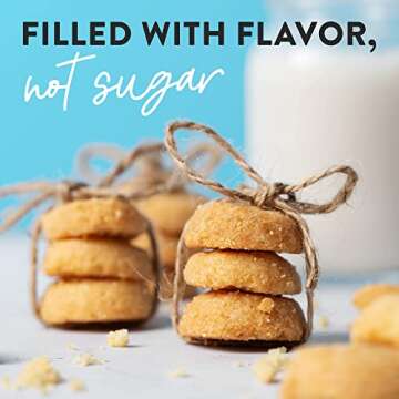 Keto Vanilla Shortbread Sugar Free Cookies 3-Pack