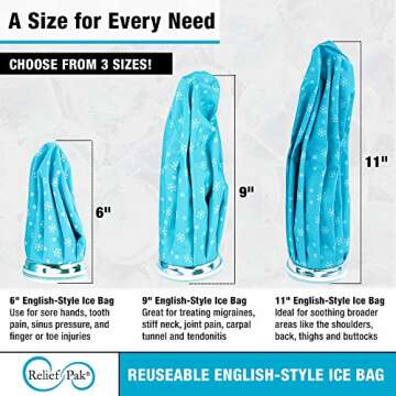 Relief Pak Ice Bag for Pain Relief and Swelling