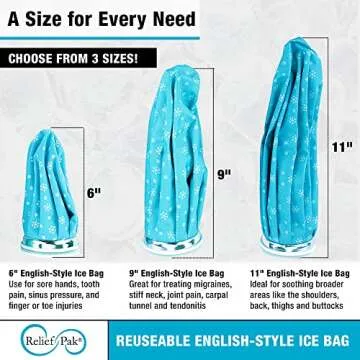 Relief Pak Ice Bag for Pain Relief and Swelling