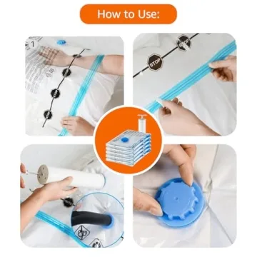 Amazon Basics Vacuum Storage Bags 6-Pack Space Saving Solution