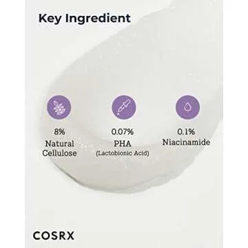 COSRX Low pH Good Night Soft Peeling Gel, 4.05 fl oz / 120ml, Mildly Exfoliating PHA For Sensitive Skin with Natural Cellulose, Radiating, Cleansing, Not Tested on Animals, Korean Skin Care
