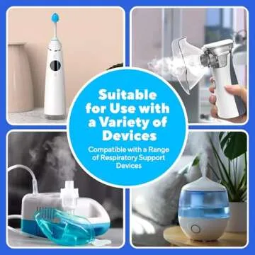 NAVEH PHARMA 3% Hypertonic Saline Solution for Nebulizer Machine | Saline Solution for Inhalation & Nasal Irrigation | Nebulizer Diluent 3% Concentration (25 Vials of 0.17 FL OZ)