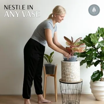 karenplantsplants™ 4", 6", 9" Clear Round Plastic Nursery Pots Variety Pack (5 Each Size)