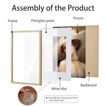 Elegant A4 Oak Wood Picture Frame Set for All Occasions