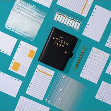 Stylish 5-Star Budget Binder with PVC Envelopes