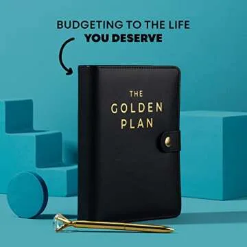 Stylish 5-Star Budget Binder with PVC Envelopes