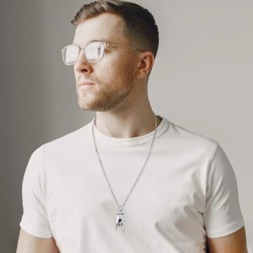 Punk Rock Sterling Silver Necklace Music Jewelry for Rebels