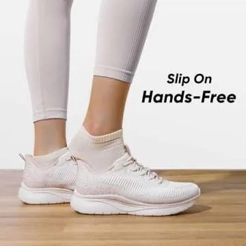 Slip on ALLSWIFIT Women's Walking Shoes for Comfort
