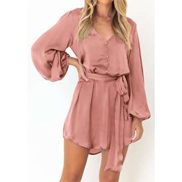 Elegant PRETTYGARDEN Satin Dress for Formal Occasions