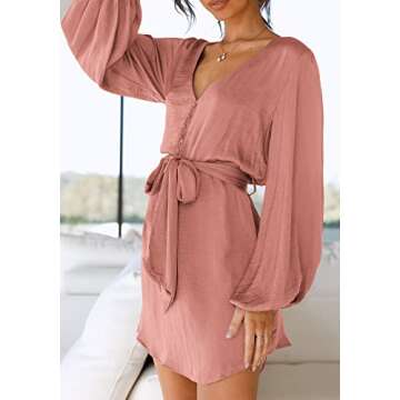 Elegant PRETTYGARDEN Satin Dress for Formal Occasions