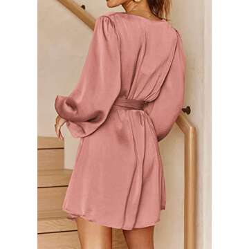 Elegant PRETTYGARDEN Satin Dress for Formal Occasions