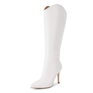 Chic Coutgo Women's Knee High Stiletto Heels Boots - Fall Winter
