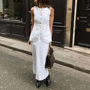 Chic Two Piece Set for Women Summer Event Wear