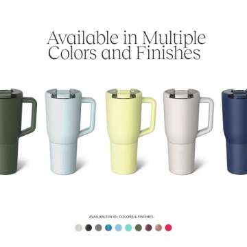 BrüMate Müv - 35oz 100% Leak Proof Insulated Coffee Mug with Handle & Lid - Stainless Steel Coffee...