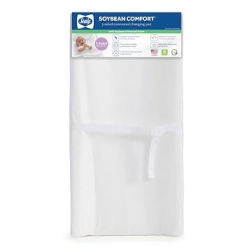 Sealy Baby Soybean Comfort Changing Pad - Eco-Friendly, Waterproof, Safe