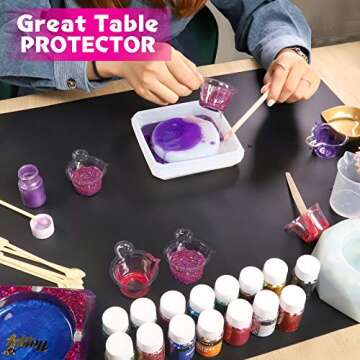 LEOBRO Extra Large Silicone Mats for Crafting and Baking