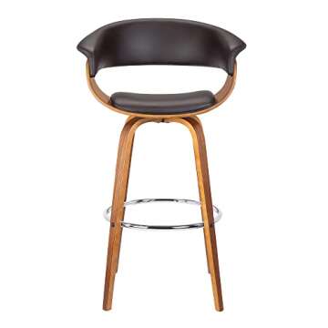 Stylish Armen Living Julyssa Mid-Century Bar Stool