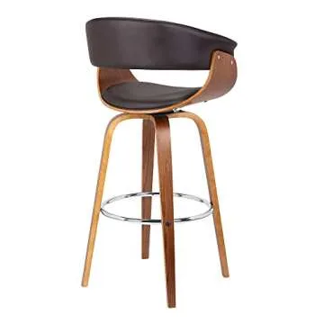 Stylish Armen Living Julyssa Mid-Century Bar Stool