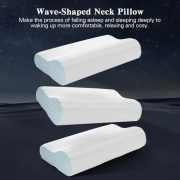 Memory Foam Cervical Pillow for Neck Pain Relief & Support