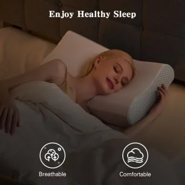 Memory Foam Cervical Pillow for Neck Pain Relief & Support