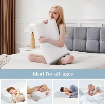Memory Foam Cervical Pillow for Neck Pain Relief & Support