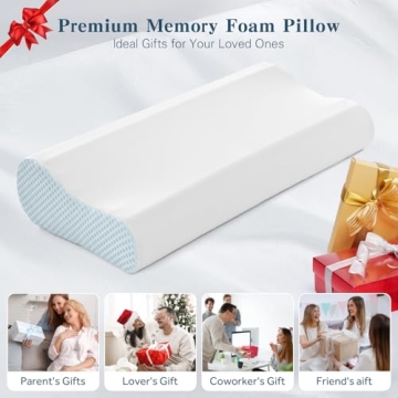 Memory Foam Cervical Pillow for Neck Pain Relief & Support