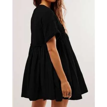 MINSURE Women's Summer Babydoll Mini Dress - Casual & Stylish