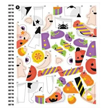 Brain Games - Sticker by Number Halloween Fun for Kids