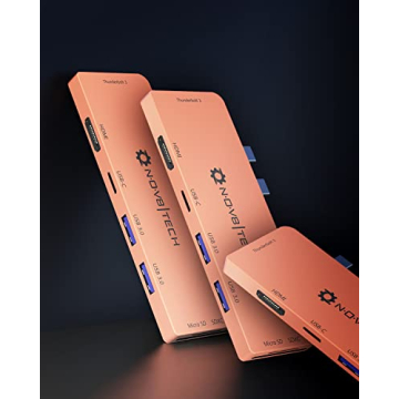 Nov8Tech USB C Hub for Seamless Connectivity with MacBook
