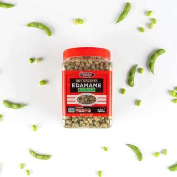 Seapoint Farms Dry Roasted Edamame, Sea Salt, Vegan, Gluten-Free, Kosher, and Non-GMO, Crunchy Snack...