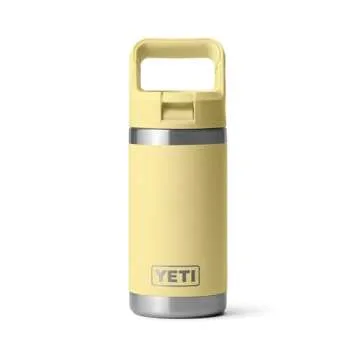 YETI Rambler Jr. 12 oz Kids Bottle, with Straw Cap, Daybreak Yellow