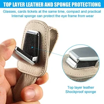 Car Visor Sunglasses Holder Clip - Stylish & Functional