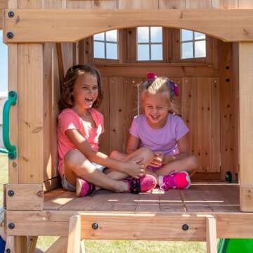 Backyard Discovery Montpelier Cedar Wood Swing Set