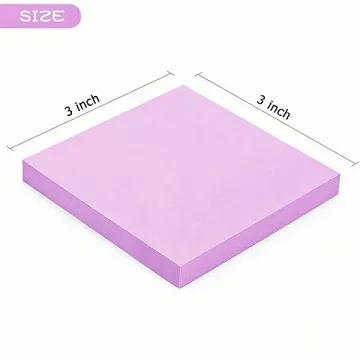 Early Buy Sticky Notes 3x3, 6 Pastel Color Pack