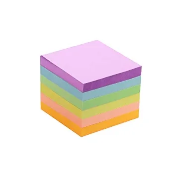Early Buy Sticky Notes 3x3, 6 Pastel Color Pack