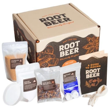 Craft A Brew - Root Beer Kit - DIY Root Beer Making Kit - Make Your Own Craft Root Beer - Complete E...