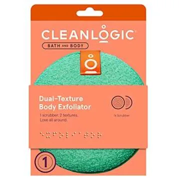 Cleanlogic Exfoliating Round Dual Texture Body Scrubber Pack of 12