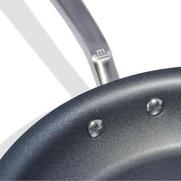 Made In Cookware - ProCoat 12" Non Stick Frying Pan (Graphite) - 5 Ply Stainless Clad Nonstick - Pro...