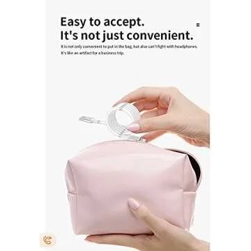 New Magnetic Charging Cable USB-Lighting New Winding Technology Very Organized 3ft Long Fashionable 3A Fast Charging Data Transfer Cord (Lighting)