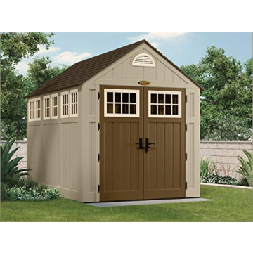Suncast BMS8000 Alpine Shed for Durable Outdoor Storage