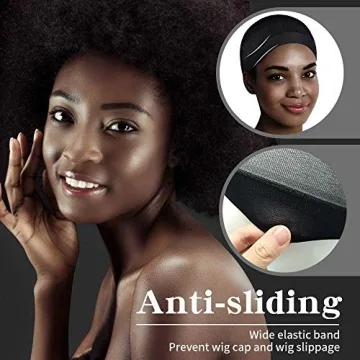 Dreamlover Black Wig Cap for Frontal - 12 Pack Comfort