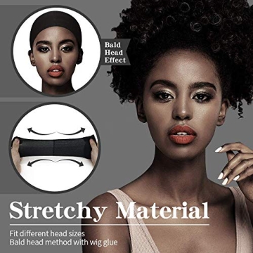 Dreamlover Black Wig Cap for Frontal - 12 Pack Comfort