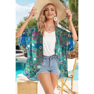 Summer Kimono Cardigan for Women Stylish Cover-ups