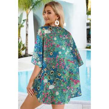 Summer Kimono Cardigan for Women Stylish Cover-ups