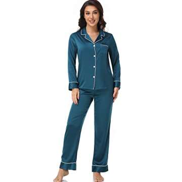 Serenedelicacy Women's Satin Pajama Set for Ultimate Comfort