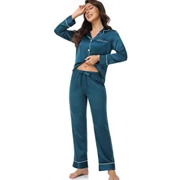 Serenedelicacy Women's Satin Pajama Set for Ultimate Comfort