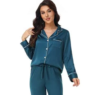 Serenedelicacy Women's Satin Pajama Set for Ultimate Comfort