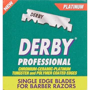 Derby Professional Single Edge Razor Blades, 100 Count