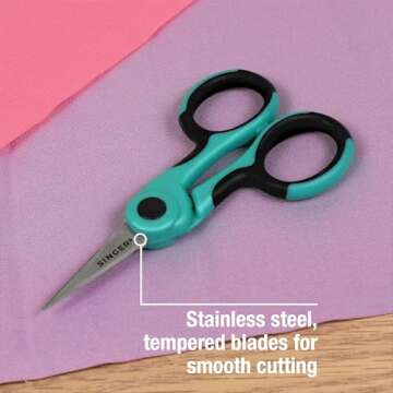 SINGER 00557 4-1/2-Inch ProSeries Detail Scissors with Nano Tip